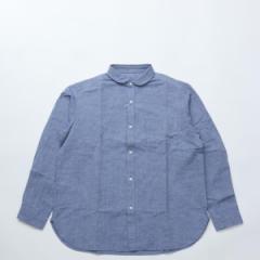 COUPONzz@maillot / Sunset New Work Shirts BLUE }C [NVc