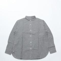 COUPONzz@maillot / Sunset Gingham New Work Shirts BLACK }C [NVc MK`FbN
