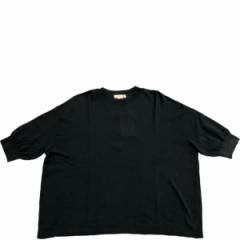 \񏤕i COUPONzz@MEYAME / COTTON KNIT TEE BLACK@ @jbgTVc
