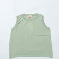 COUPONzz MEYAME / COTTON KNIT SLEEVELESS GREEN  Rbgjbg X[uX
