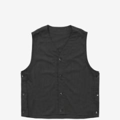 COUPONzz@Sillage / gilet twill anthracite@VA[W@W@xXg
