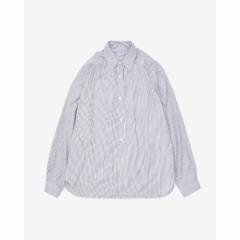 COUPONzz@Sillage / wide shirt high count navy stripe@VA[W@ChVc nCJEg lCr[XgCv@