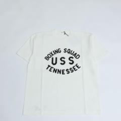 COUPONzz A.G.SPALDING&BROS / ARCHIVE GRAPHIC TEE USS (BOXING SQUAD USS TENNESSEE) WHITE G[W[X|fBOuX TV