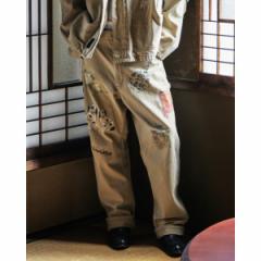 COUPONzz@Work of Art Kendai / DUCK WORK PANTS AGED WASH [NIuA[g P_C _bN[Npc