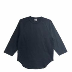 COUPONzz 3/4 BASEBALL TEE SOLID BLACK X|[c x[X{[ tVc O sOg 7