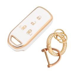 R.A.C ���򂪂���I�V������TPU�X�}�[�g�L�[�J�o�[ �z���C�g/�S�[���h HONDA-1 �z���_(���i�R�[�h:250203)