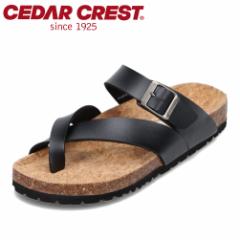 サンダル フットベットサンダル シンプル 定番 人気 ブランド CEDAR CREST セダークレスト CC-1505 ブラック