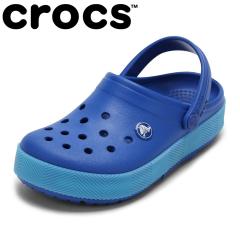 �L�b�Y �T���_�� CB Lights Clog K �L�b�Y�C �q���C �C �V���[�Y �u���[ crocs