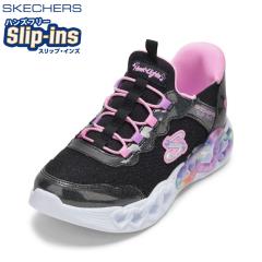 �X�P�b�`���[�Y SKECHERS 303735L �L�b�Y�C �C �V���[�Y 2E �X���b�v�C���Y �C���t�B�j�b�g �n�[�g ���C�c INFINITE HEART LED ���� �X�j