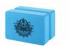 EKE EVAヨガブロック 2ピース ロータスデザイン 9×3×6インチ