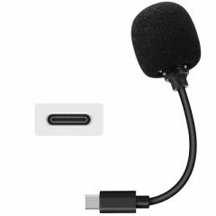 外部マイク Type-Cポート XTU アクションカメラに対応可能 ショートケーブル 外部マイク 11cm
