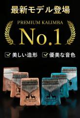 カリンバ 17キー 初心者セット 親指ピアノ サムピアノ ケース 指サック チューニング済み チューニングハンマー チューナー 楽器 初心者