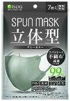 SPUN MASK �X�p���}�X�N ���̌^ �O���[ (7����)�~1�� 4562355180821