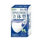 SPUN MASK �X�p���}�X�N ���̌^ �z���C�g (30����)�~1�� 4562355181194