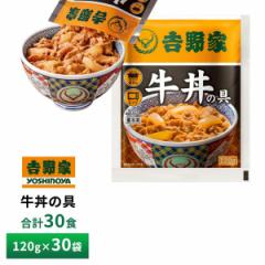 吉野家 牛丼の具 120g×30食詰合せ 送料無料 冷凍 並盛