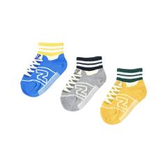 �j���[�o�����X new balance �L�b�Y �W���j�A �C�� �\�b�N�X �V���[�g�\�b�N�X LAS55648 SA1 3���Z�b�g �q�� �j�̎q ���̎q ���킢�� �v