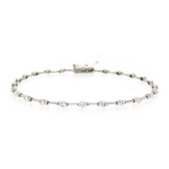 frAX LINE _Ch uXbg #18 K18WG fB[X De Beers  yWG[z