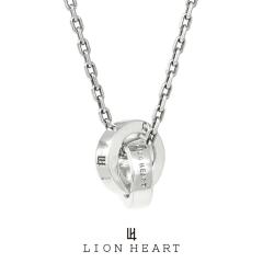 ���C�I���n�[�g �Ɩڃ_�u�������O�l�b�N���X/�V���o�[925 01NE0811SV  LION HEART for Gift �c�`�� �y���_���g �����Y �u�����h �v���[��