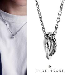 ���C�I���n�[�g LH-1 ���E���h �^�e�K�~ �_�u�������O�l�b�N���X �T�[�W�J���X�e�����X316L �����A�����M�[�Ή� 03NE066ASV  LION HEART 