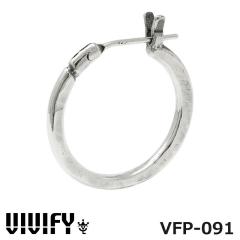�r�r�t�@�C �Ɩ� �c�`�� �t�[�v�s�A�X L�T�C�Y �V���o�[925  VIVIFY VFP-091 Hammered Hoop Pierce L 1�_���� �Ў��p ���[���� �V���o�[ 