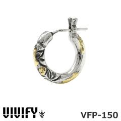 �r�r�t�@�C �A���x�X�N �t�[�v�s�A�X S�T�C�Y �V���o�[925 ���l  VIVIFY VFP-150 Arabesque Hoop Pierce S w/gold 1�_���� �Ў��p ���[��