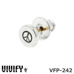 �r�r�t�@�C �X�^���v �T�[�N�� �X�^�b�h�s�A�X �s�[�X�}�[�N �V���o�[925 K18�S�[���h�|�X�g  VIVIFY VFP-242 K18goldpost Stamped Circl