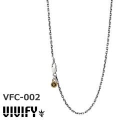 �r�r�t�@�C �A�Y�L�`�F�[�� �V���o�[925 x �^�J �`�F�[����2mm / ����50cm VIVIFY VFC-002 Silver x Brass ���� �l�b�N���X �`�F�[�� �V