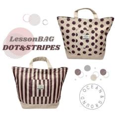 ��SALE��Ocean��Ground ���b�X���o�b�O DOT&STRIPES �L�b�Y �W���j�A �g�[�g�o�b�O �T�u�o�b�O �V�b�N �I�V���� �i�`������ �k�� �h�b�g