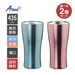 Iׂ2Zbg ^u[ 435ml ۉ ۗ ^fM XeX `^R[eBO u[ sN VNX AgX ASTT-435-2P