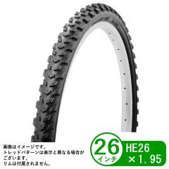 ���]�� �^�C�� 26�C���` HE 26x1.95 �u���b�N �}�E���e���o�C�N �V���R�[ Shinko
