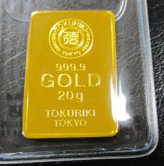 純金インゴット 1g 純金カード 1g インゴット 1g 金 新品 徳力本店