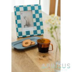 �C���e���A �ʐ^���� �A�v���N�X APRICUS �t�H�g�t���[�� �`�F�b�N �^�[�R�C�Y 19.5�~21.5�~1.7cm L��