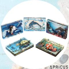 ���[�N���� APRICUS 3D�V�A�^�[�p�Y�� �C�̐������V���[�Y �p�Y�� 9.7�~14.7cm �ؐ� �v���[���g ������� �]�g�� �C���e���A