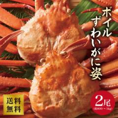 【大阪中央卸売市場より直送!】ボイル ずわいがに姿 2尾(約800g〜1kg)