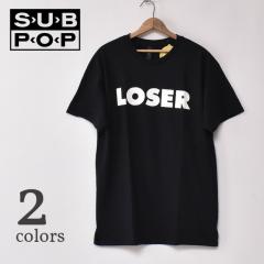 SUB POP / LOSER S/S PRINT TEE �T�u�|�b�v / ���[�U�[ �V���[�g�X���[�u �v�����g T�V���c �S2�F [�l�R�|�X�Ή�]