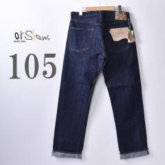 orslow / 105 MENS ORIGINAL STANDARD 5POCKET / 13.7oz ORIGINAL SELVEDGE DENIM ONE WASH (01-1050-81)  �I�A�X���E / 105 �����Y�I��