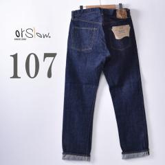 ��30��OFF SALE�I orslow / 107 MENS IVY FIT JEANS / 13.7oz ORIGINAL SELVEDGE DENIM ONE WASH (01-0107-81) �I�A�X���E / 107 �����Y 