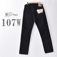 ��30��OFF SALE�I orslow / 107W MENS IVY FIT JEANS BLACK DENIM / 13.7oz BLACK DENIM (01-0107W-D61) �I�A�X���E / 107W �����Y �A�C