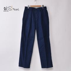 orslow / TWO TUCK DENIM WIDE TROUSERS (03-5021-A81) / DENIM ONE WASH (A81)  �I�A�X���E / 2�^�b�N �f�j�� ���C�h �g���E�U�[ �p���c