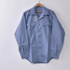 80s 90s / U.S.NAVY / UTILITY CHAMBRAY SHIRTS 80�N�� 90�N�� �f�b�h�X�g�b�N / �A�����J�R / ���[�e�B���e�B�[ �V�����u���[�V���c