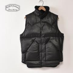 ��30��OFF SALE�IRocky Mountain Featherbed / Leather Christy Vest / BLACK ���b�L�[�}�E���e�� �t�F�U�[�x�b�h / ���U�[�N���X�e�B�x