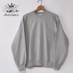 ANATOMICA / SWEAT RAGLAN CREW NECK / GREY �A�i�g�~�J / �X�E�F�b�g ���O�����N���[�l�b�N / �O���[