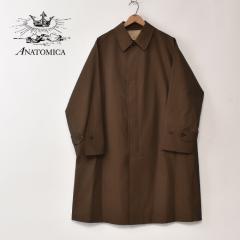 ANATOMICA / SINGLE RAGLAN COAT / GABARDINE / BROWN �A�i�g�~�J / �V���O�����O�����R�[�g �X�e���J���[�R�[�g / �M���o�W�� / �u���E