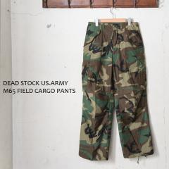 US.ARMY / 80s M-65�iM65�jCARGO PANTS / WOODLANDCAMO �f�b�h�X�g�b�N / �A�����J�R 80�N��  M65�J�[�S�p���c �R�p�� �ČR / �E�b�h����