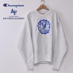 Champion / USAF ACADEMY OFFICIAL ISSUE / Reverse Weave Sweat Crew / �gUS AIR FORCE ACADEMY�h / Silver Gray �`�����s�I�� / US���