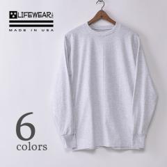 LIFE WEAR / CREW NECK LONG SLEEVE T-SHIRT ���C�t�E�F�A�N���[�l�b�N �����O�X���[�u T�V���c �S6�F [�l�R�|�X�Ή�]