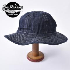 BUZZRICKSONS / Lot No. BR01476 / HAT, WORKING, DENIM / 421A) ONE WASH �o�Y���N�\���Y / �A�����J�R ���[�L���O�f�j���n�b�g �u���[