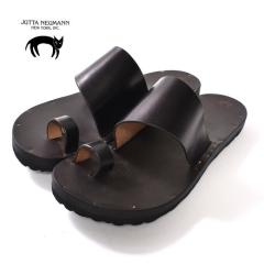 JUTTA NEUMANN / ALICE/BIRKENSTOCK SOLE / LATIGO LEATHER / BLACK  ���b�^ �j���[�}�� / �A���X/�r���P���V���g�b�N�\�[�� / ���e�B�S