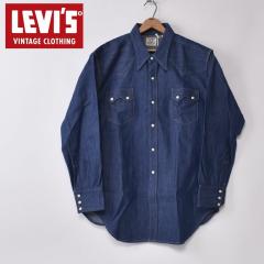 ��20��OFF SALE�I LEVIS VINTAGE CLOTHING / SHORT HORN SHIRTS (001L70002) / RIGID ���[�o�C�X  �r���e�[�W�N���[�W���O /�V���[�g�z�[