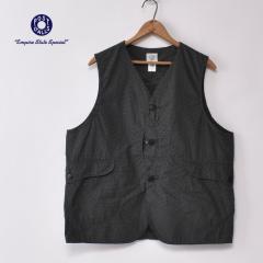 ��30��OFF SALE�I POST OVERALLS / #1512-MP1 Royal Traveler / micro print grey �|�X�g�I�[�o�[�I�[���Y / ���C�����g���x���[ �x�X�g